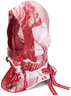 Takahiromiyashita The Soloist Photographic Print Hood - Red