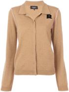 Rochas Logo Fitted Cardigan - Neutrals
