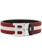 Bally B Buckle Belt - Red
