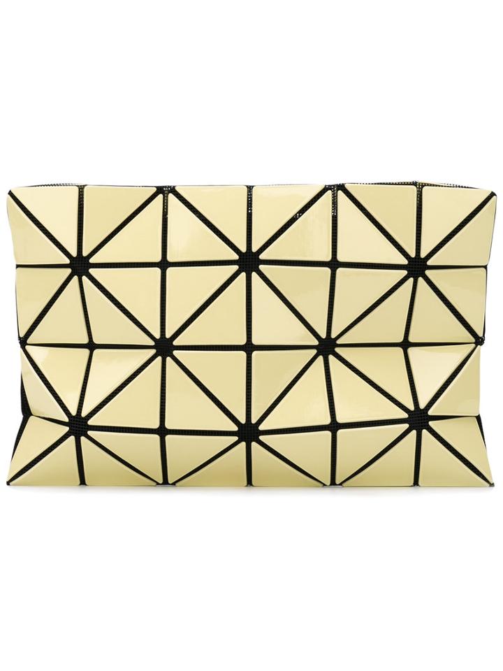 Bao Bao Issey Miyake - Lucent Gloss Clutch - Women - Nylon/polyester/zinc/pvc - One Size, Yellow/orange, Nylon/polyester/zinc/pvc