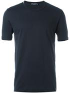 Dolce & Gabbana Round Neck T-shirt, Men's, Size: 52, Blue, Cotton