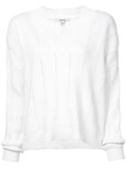 Derek Lam 10 Crosby V-neck Sweater - White