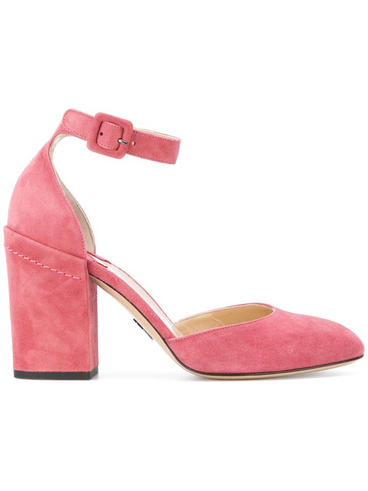 Paul Andrew Bastioni Pumps - Pink & Purple