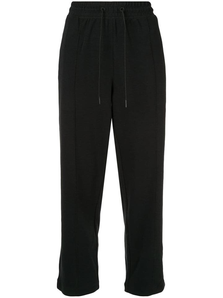 Puma Cropped Sweatpants - Black