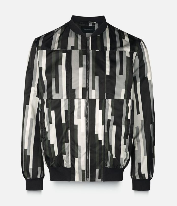 Christopher Kane Bolster Printed Grid Bomber