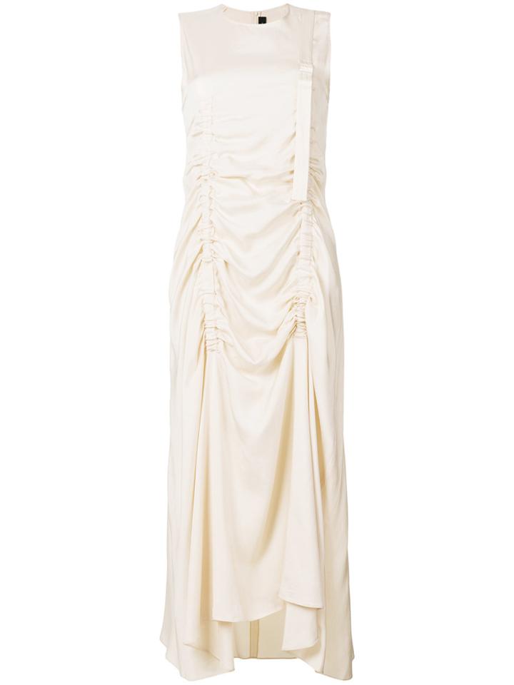 Joseph Gathered Strip Dress - Nude & Neutrals