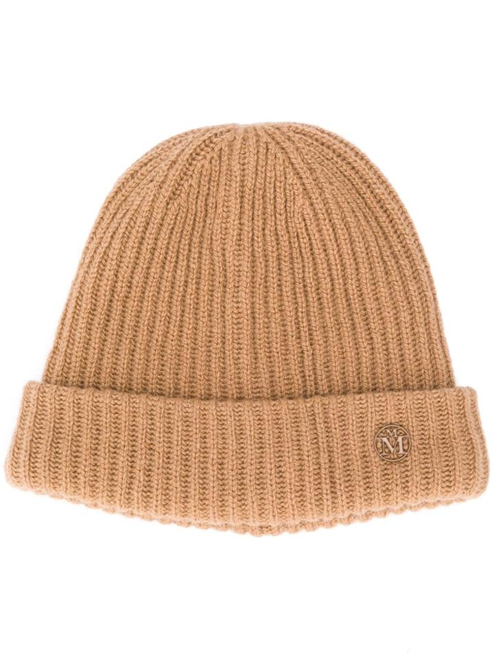 Maison Michel Yvan Beanie - Brown
