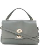 Zanellato Small Tote Bag, Women's, Grey, Leather