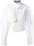 Jacquemus - Asymmetric Shirt - Women - Cotton - 40, White, Cotton