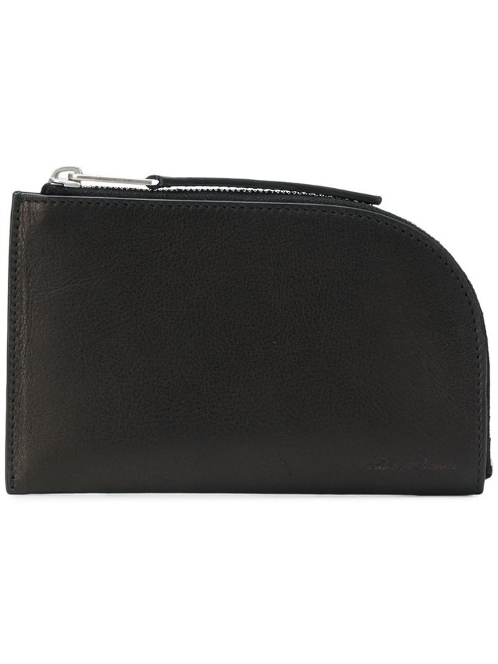 Rick Owens Curved Card Holder - Black