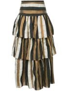 Ginger & Smart Heritage Striped Skirt - Multicolour