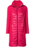 Marc Cain Padded Parka - Pink & Purple