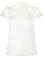 Erdem Twisted-neck Top - White