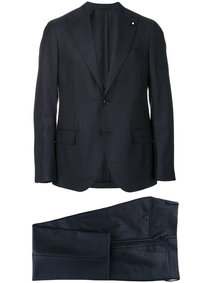 Lardini Classic Formal Suit - Blue