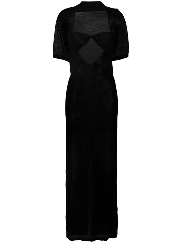 Jacquemus La Robe Piana Longue Dress - Black