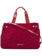 Armani Jeans 'hearts' Print Large Tote