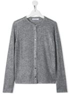 Dondup Kids Teen Button-up Cardigan - Grey