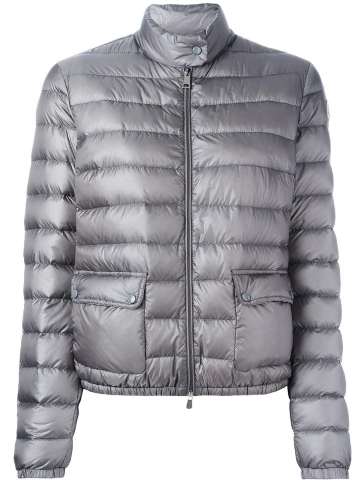 Moncler High Neck Puffer Jacket - Grey