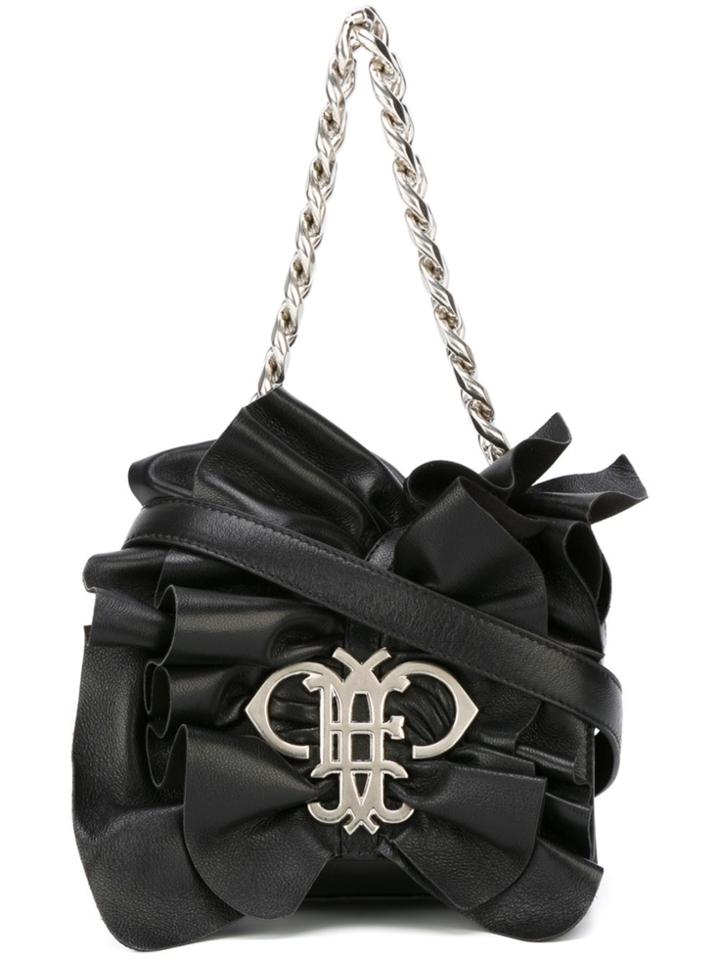 Emilio Pucci Ruffled Shoulder Bag - Black