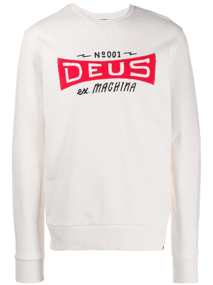 Deus Ex Machina Logo Sweatshirt - White
