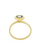 Natasha Collis Large Sapphire Nugget Ring, Women's, Size: P, Metallic