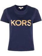 Michael Kors Collection Logo Print T-shirt - Blue