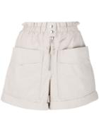 Isabel Marant Étoile High Waisted Shorts - Neutrals