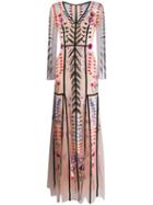 Temperley London Rosy V-neck Dress - Neutrals