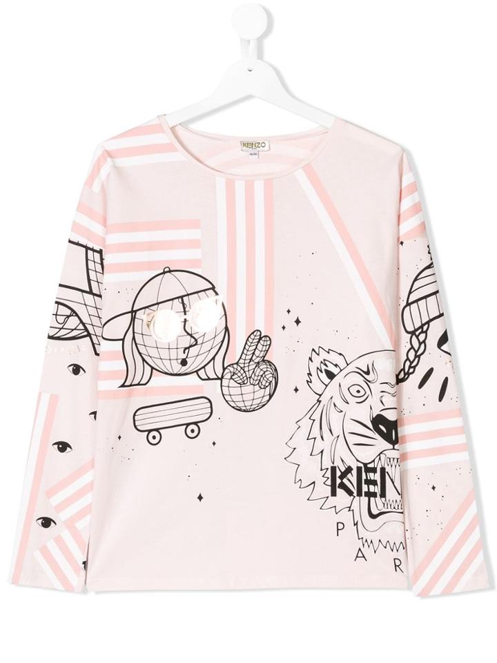 Kenzo Kids Kenzo Kids Km10158 32 Rosa - Pink & Purple