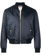 Thom Browne Nylon Tech Down Blouson Jacket - Blue