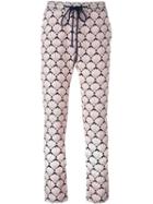 Markus Lupfer Printed Silk Trousers