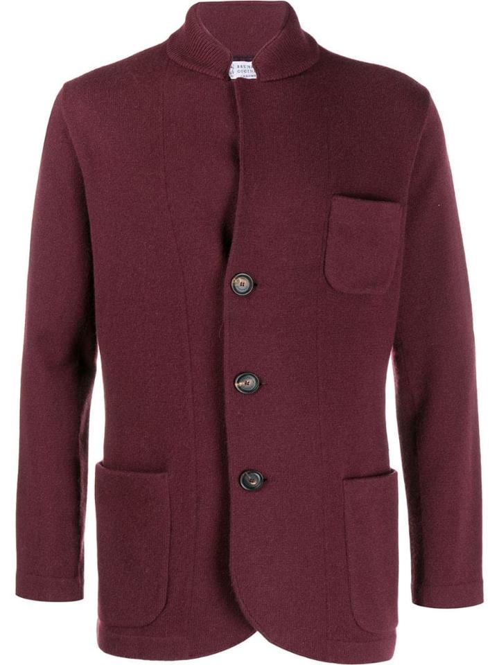 Brunello Cucinelli Classic Fitted Blazer - Purple