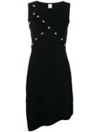 Pinko Embellished Stretch-knit Dress - Black