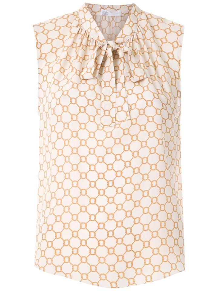 Nk Rope Elza Silk Top - Neutrals