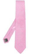 Salvatore Ferragamo Double Gancio Print Tie - Pink & Purple