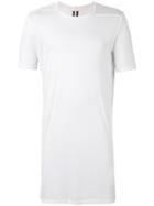 Rick Owens Drkshdw - Elongated Semi-sheer T-shirt - Men - Viscose - S, White, Viscose