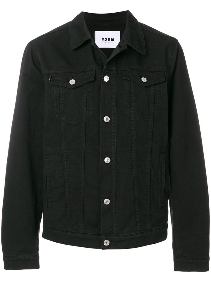 Msgm Classic Denim Jacket - Black
