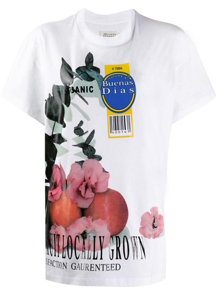 Maison Margiela Fruit Print T-shirt - White