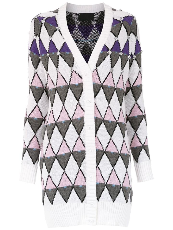 Andrea Bogosian Knitted Cardicoat - White