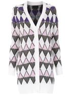 Andrea Bogosian Knitted Cardicoat - White