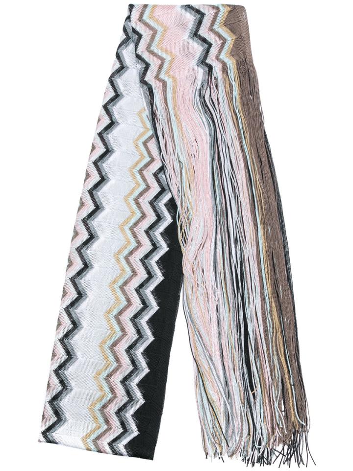 M Missoni Tassel Detail Scarf - Multicolour