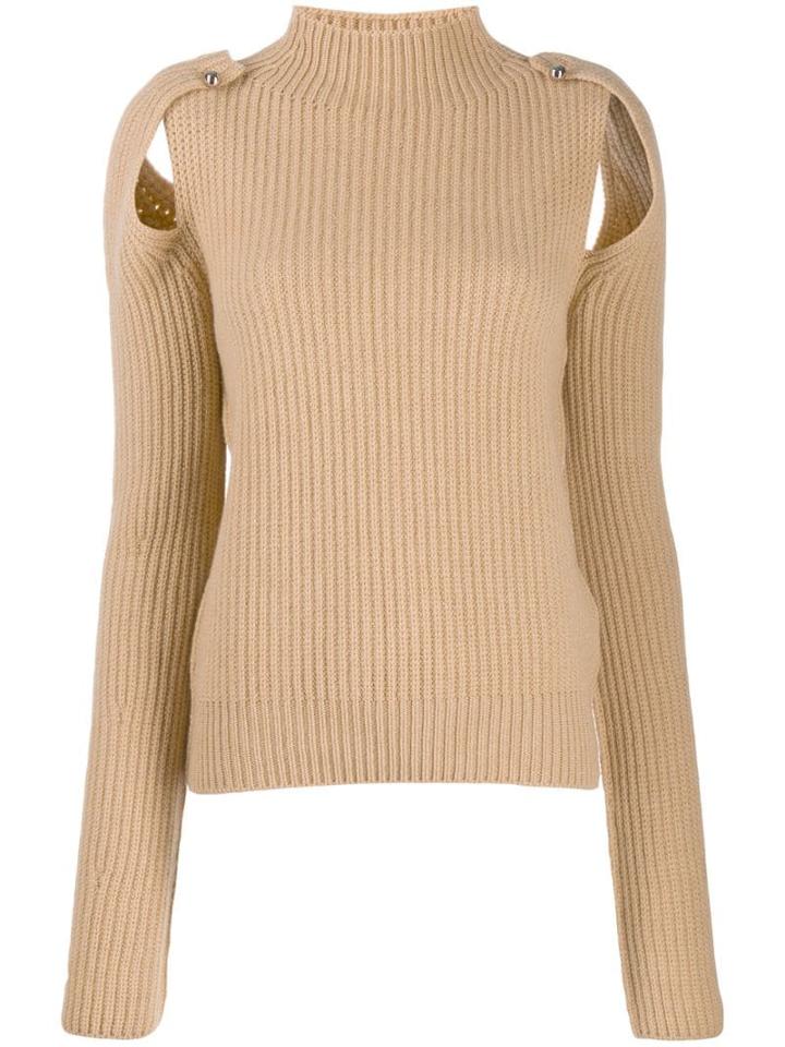Mrz Ribbed Sweatshirt - Neutrals