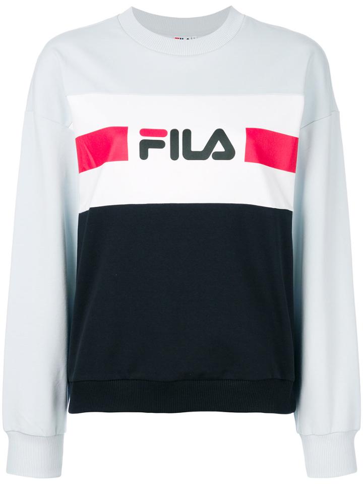 Fila Logo Colour-block Sweatshirt - Multicolour