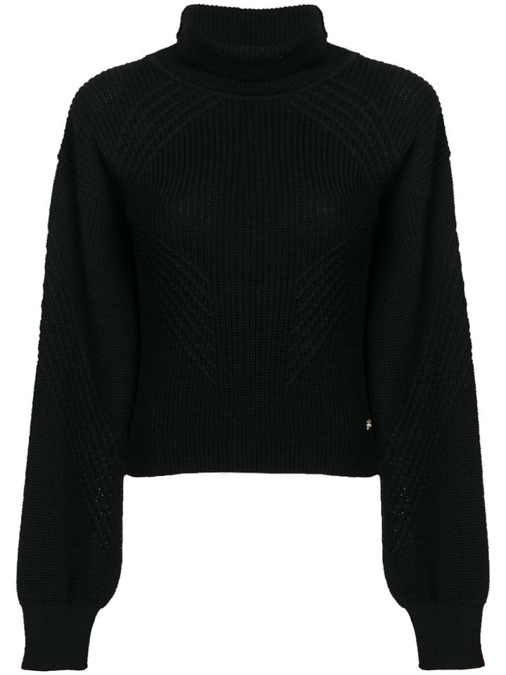 Versace Roll Neck Jumper - Black