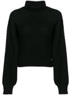 Versace Roll Neck Jumper - Black