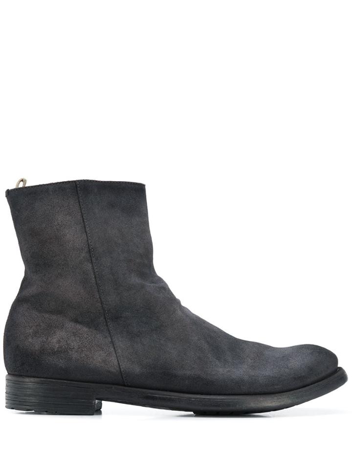 Officine Creative Zipped Ankle Boots - Grey