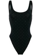 Faith Connexion Embellished Swimsuit - Black