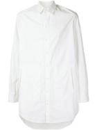 Uma Wang Ribbed Shirt, Men's, Size: Small, White, Cotton
