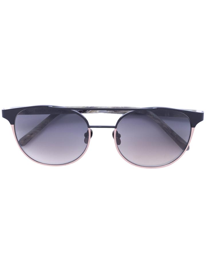 Linda Farrow Gradient Sunglasses - Grey