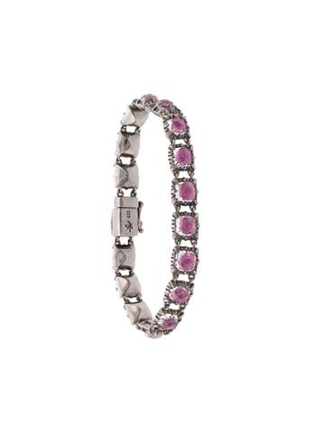 Larkspur & Hawk Small Bella Paume Magenta Bracelet - Pink